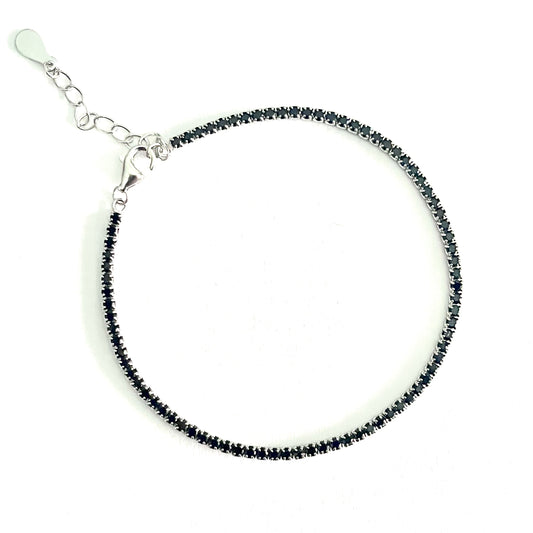 Zircona Elegance Bracelet(Black)